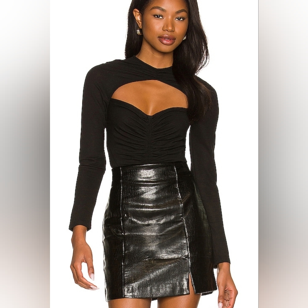 ASTR the label Cristen cutout bodysuit XS